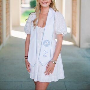 For Love And Lemons White Eyelet Mini Dress